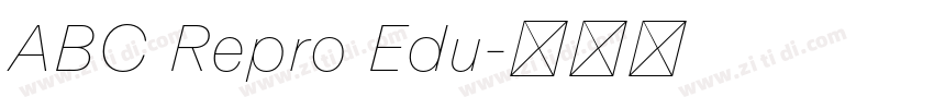 ABC Repro Edu字体转换 ABC Repro Edu字体转换